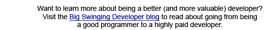 Big Swinging Developer