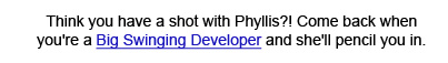 Big Swinging Developer